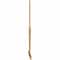 Ekena Millwork Saratoga Timber Gable Bracket, Western Red Cedar, 108"W x 72"H x 1 1/2"D x 3 1/2"F, 16/12 Pitch GBW108X72X0204SAR00SWR - alternate 3